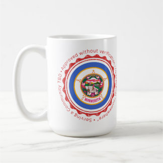 Caneca De Café Approved Without Verification – Minnesota Mug