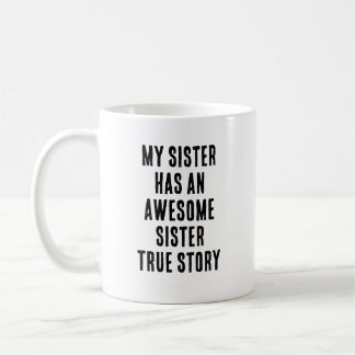 Caneca De Café Apreciação da Irmã Engraçada