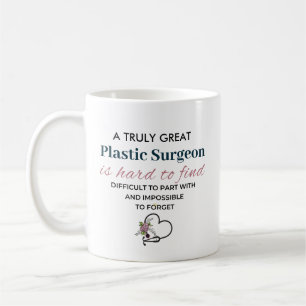 Caneca De Café Apreciação do cirurgião plástico personalizado