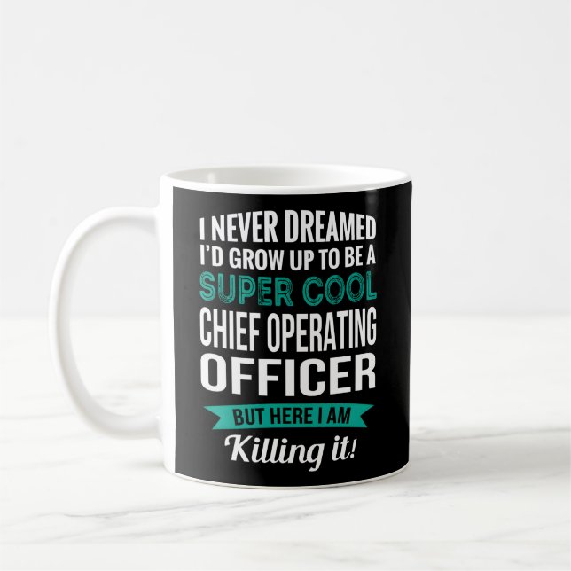 Caneca De Café Apreciação do Diretor Operacional (Esquerda)