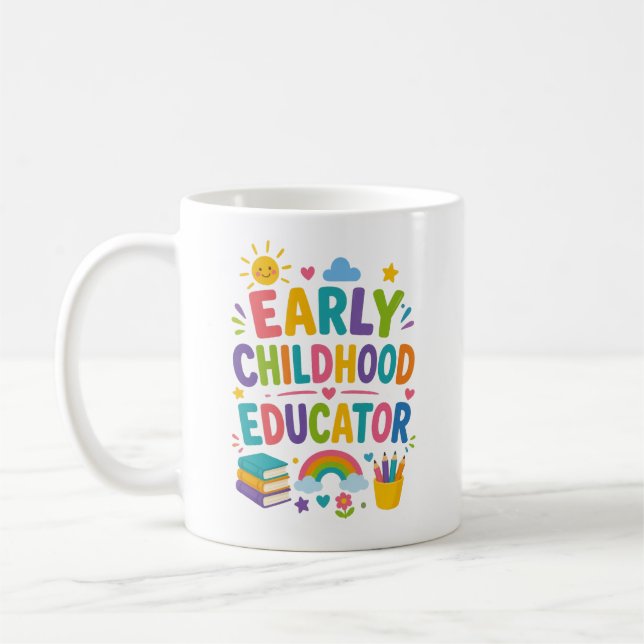 Caneca De Café Apreciação do Educador de Infância (Esquerda)