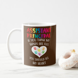 Caneca De Café Apreciação do Professor de Cute Principal Assisten