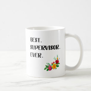 Caneca De Café Apreciação do Supervisor Obrigado Ideia do present