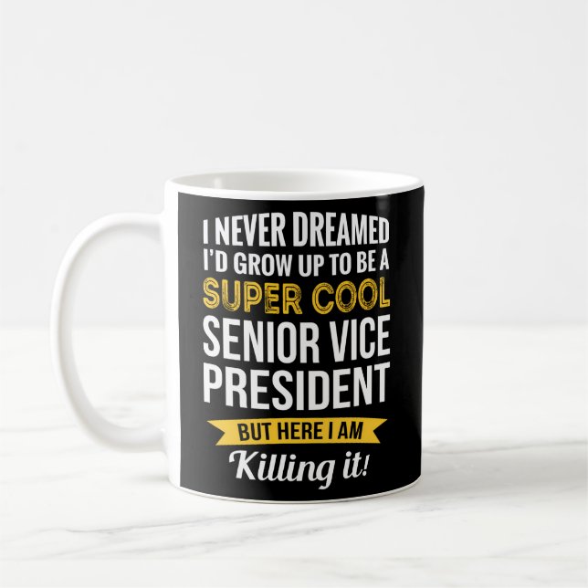Caneca De Café Apreciação do Vice-Presidente mais velho (Esquerda)