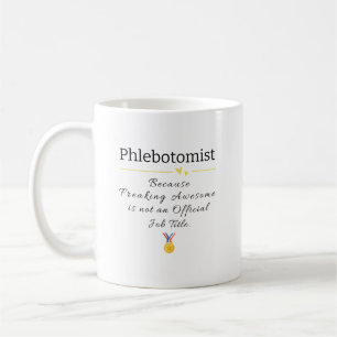 Caneca De Café Apreciação Flebotomista Engraçada