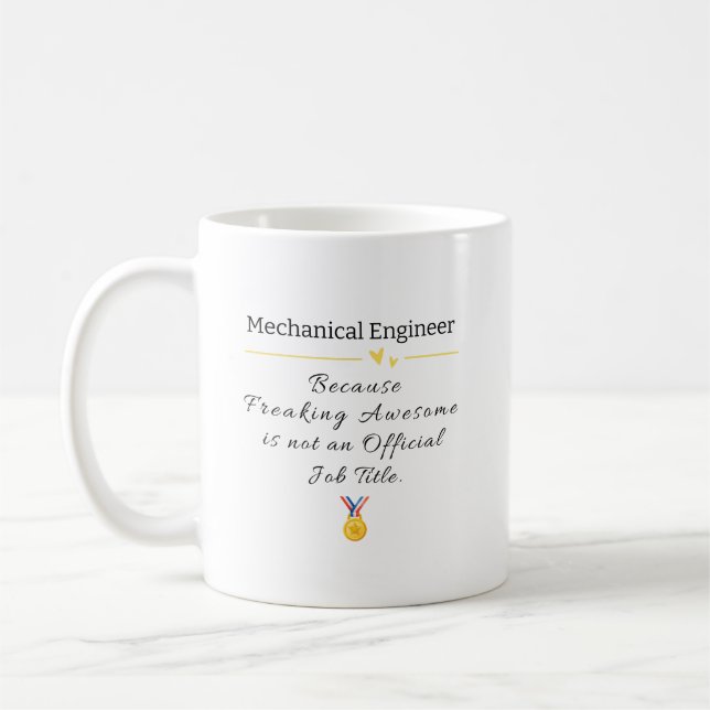 Caneca De Café Apreciação Mecânica Funny do Engenheiro (Esquerda)