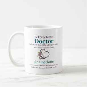 Caneca De Café Apreciação Personalizada ao Médico