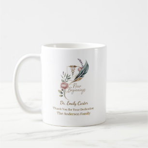 Caneca De Café Apreciação Personalizada ao Médico Novos Começos
