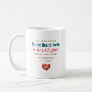 Caneca De Café Apreciação Personalizada da Enfermeira de Saúde Pú