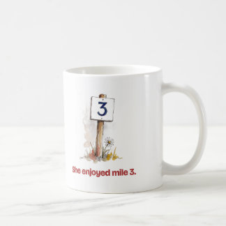 Caneca De Café Apreciado Milha 3 Personalizado Divertido Corredor