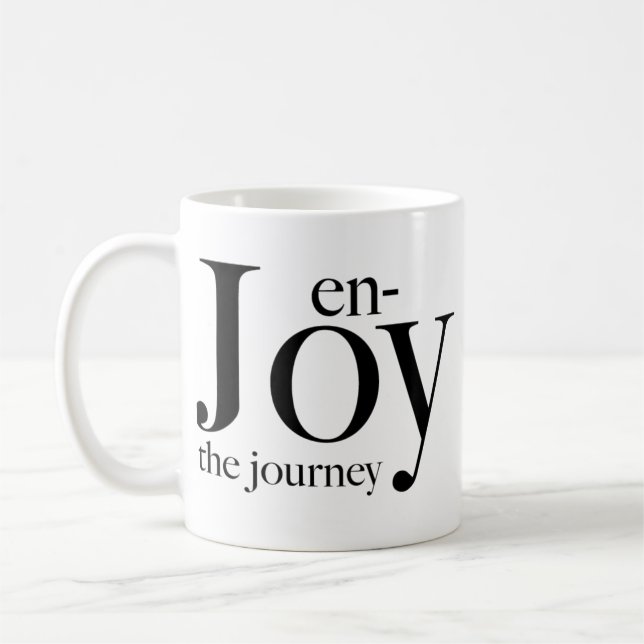 Caneca De Café aprecie a viagem (Esquerda)