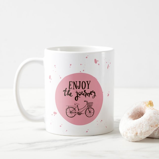 Caneca De Café Aprecie a viagem (Com Donut)