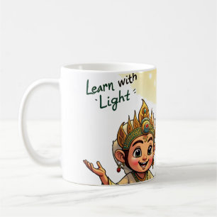 Caneca De Café Aprenda com a Luz