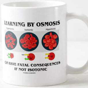 Caneca De Café Aprender por conseqüências fatais da osmose
