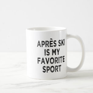 Caneca De Café Apres Ski É Minha Camisa Esportiva Favorita Roupa