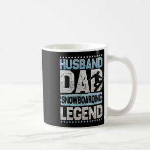 Caneca De Café Aprés-ski Marido Pai Snowboard Legend Snowboar