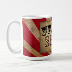 Caneca De Café Apresentação de Poster de Circo Retroativo