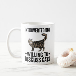 Caneca De Café Apresentado Mas Discutindo Gatos Maine Coon