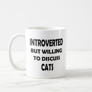Caneca De Café Apresentado, Mas Gatos São Sempre Um Tema - Engraç