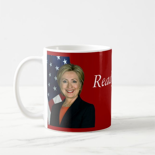 Caneca De Café Apronte para Hillary 2016 (Esquerda)