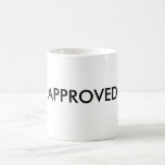 CANECA DE CAFÉ APROVADO<br><div class="desc">Agora você pode ser aprovado com cada chávena de café. Não apenas no suporte da verificação geral.</div>
