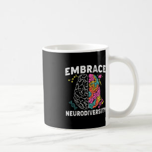 Caneca De Café Aproveite a neurodiversidade ADHD Autismo consciên