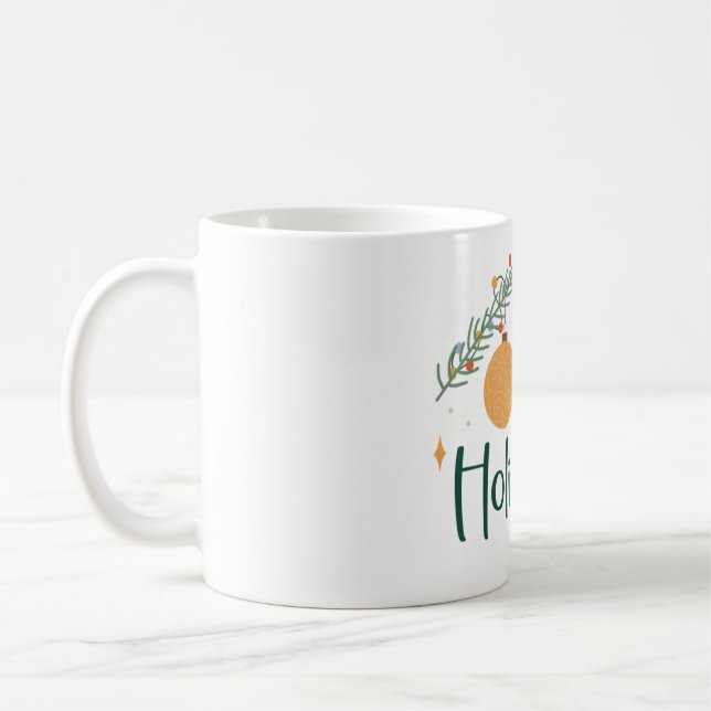 Caneca De Café Aproveite a Ornament Holiday Christas (Esquerda)