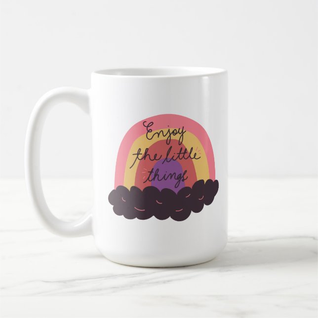 Caneca De Café Aproveite as pequenas coisas (Esquerda)
