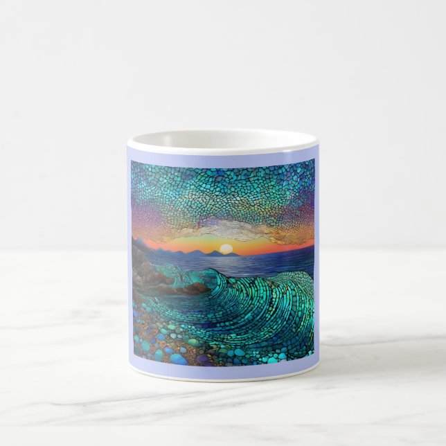 Caneca De Café Aqua Mirage Seascape (Centro)