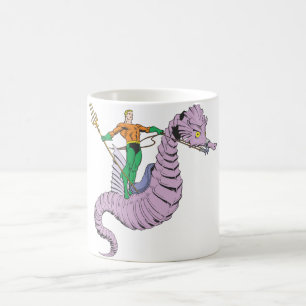 Caneca De Café Aquaman Rides Seacavalo