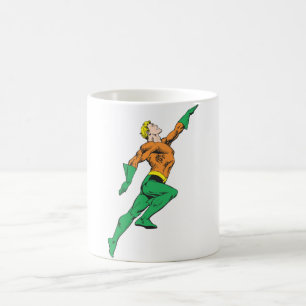 Caneca De Café Aquaman salta