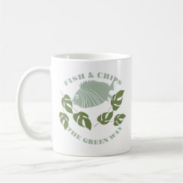 Caneca De Café Aquaponics Fish & Chips the Green Way