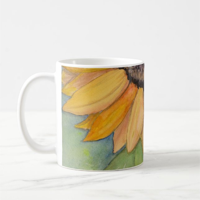 Caneca De Café Aquarela (Esquerda)