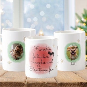 Caneca De Café Aquarela de Bulldog Francês – Arte Personalizada d