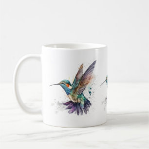 Caneca De Café Aquarela Hummingbird Mug