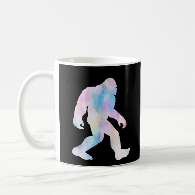 Caneca De Café Aquarela Pé Grande (Esquerda)