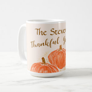 Caneca De Café Aquarela Pumpkin Agradável PERSONALIZAÇÃO