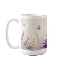 Aquarela Rústica Lavanda Paz Calma Serenidade