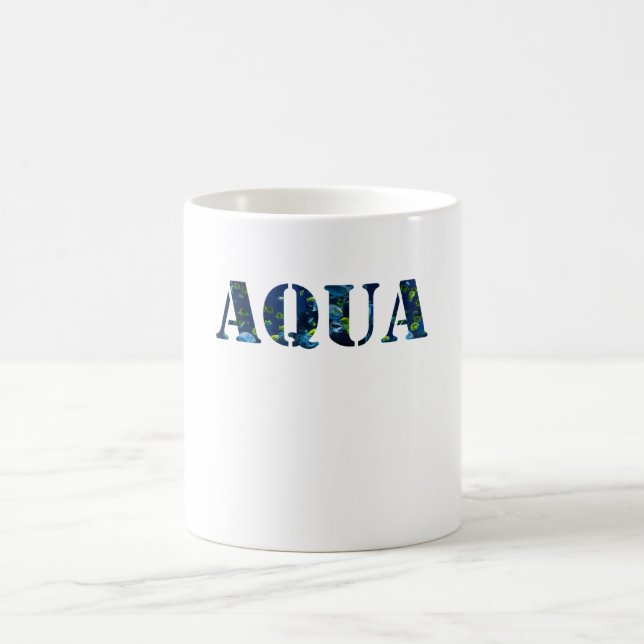 Caneca De Café Aquário de Aqua Planet Peixes (Centro)