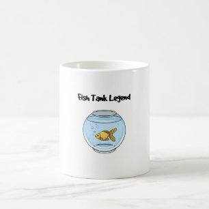 Caneca De Café Aquário Detentor - Legenda do Tanque de Peixe