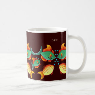Caneca De Café Aquário dos peixes