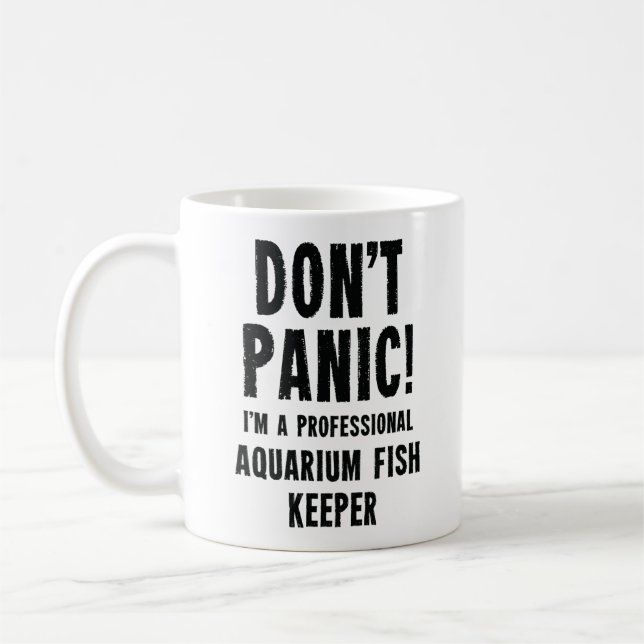 Caneca De Café Aquarium Fish Keeper (Esquerda)