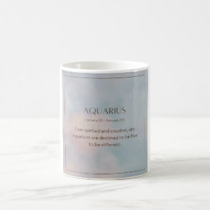 Caneca De Café Aquarius Feminine Coffee Mug