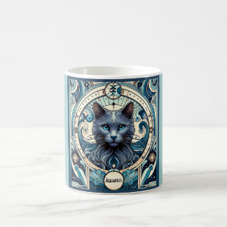 Caneca De Café Aquarius Innovative Cat Zodiac