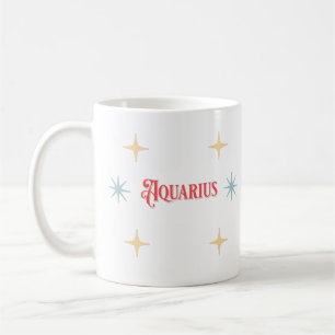 Caneca De Café Aquarius - Sinal Astrológico Coffee Mug
