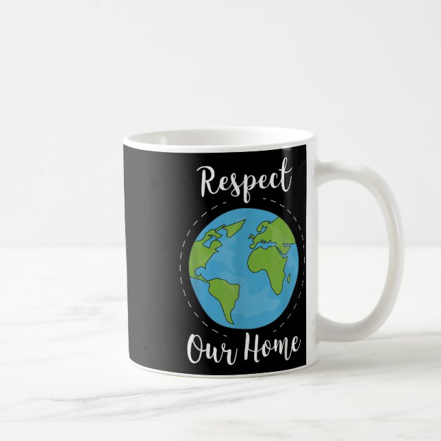 Caneca De Café Aquecimento Global Mudança Climática Proteção Ambi (Direita)