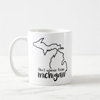 Caneca De Café Aquela Mulher Do Michigan Coffee Mug