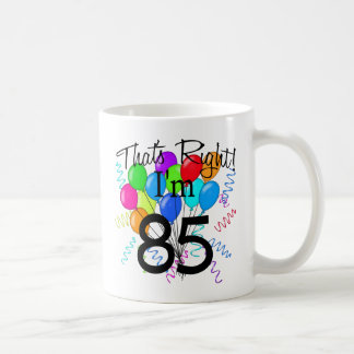 Caneca De Café Aquele é direito que eu sou 85 - aniversário