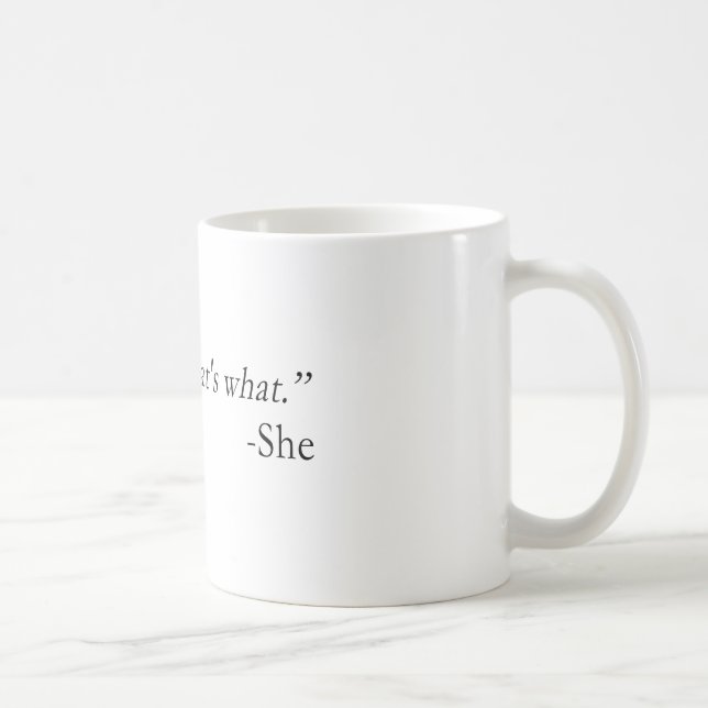Caneca De Café Aquele é o que disse citações (Direita)