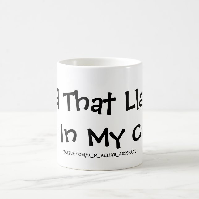 Caneca De Café Aquele Llama cuspiu Na Minha Taça? (Centro)